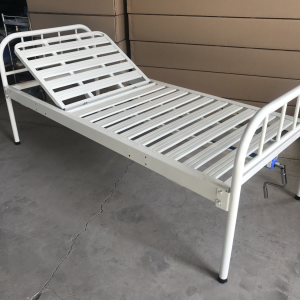 1 Crank Manual Hospital Bed Single Function Design