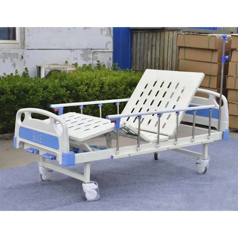 2 Function Adjustable Manual Hospital Bed 2024