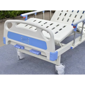 2 Function Adjustable Manual Hospital Bed 2024