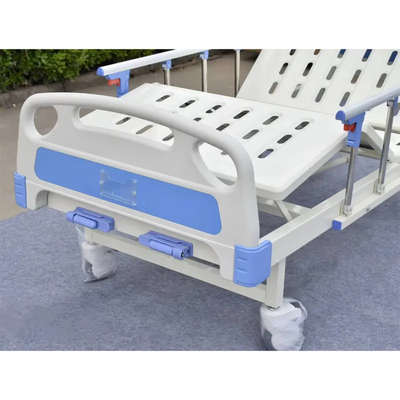2 Function Adjustable Manual Hospital Bed 2024