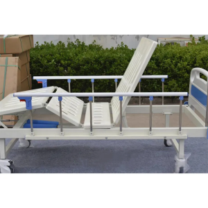 2 Function Adjustable Manual Hospital Bed 2024