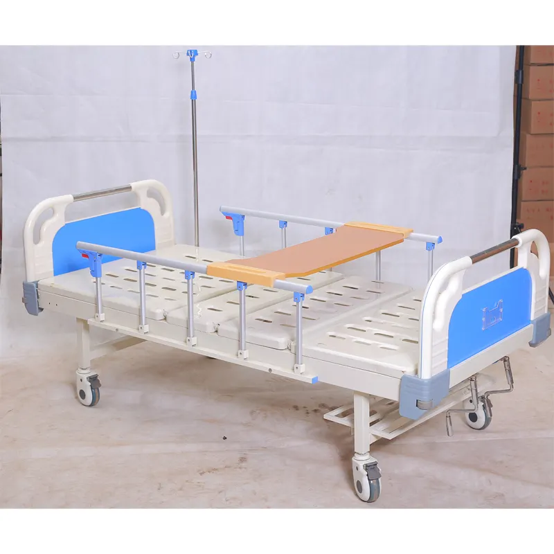 2 Function Adjustable Manual Hospital Bed 2024