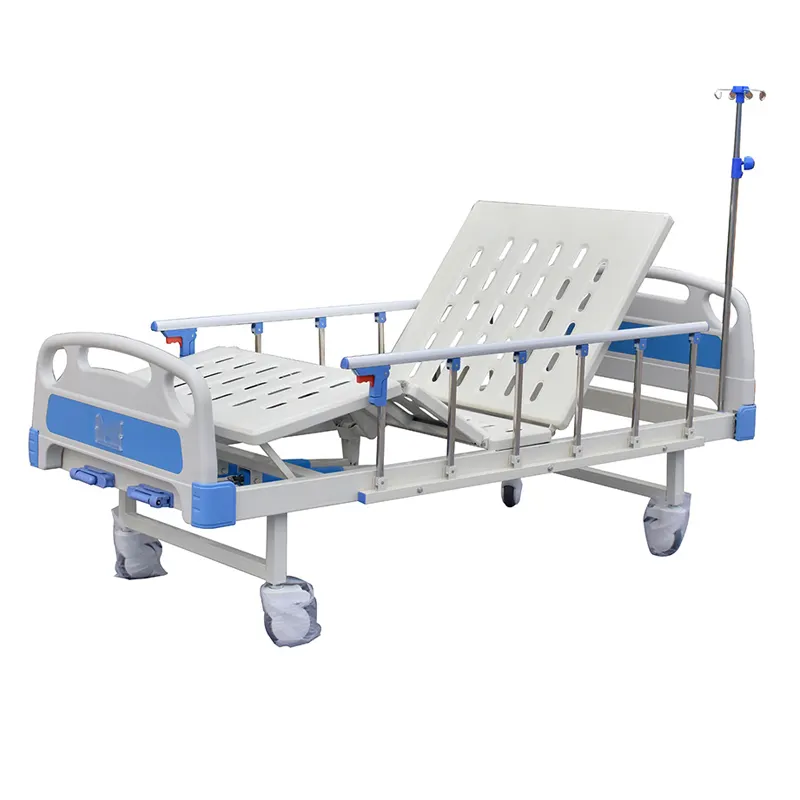 2 Function Adjustable Manual Hospital Bed 2024