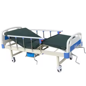 2 Function Manual Hospital Bed with Toilet Elderly Patient Care