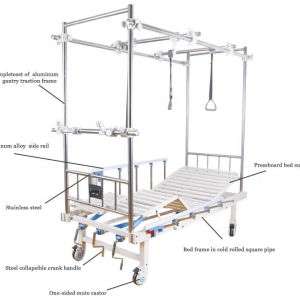 4 Crank Manual Orthopedic Nursing Bed