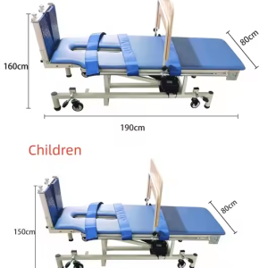 Electric Multi-functional Upright Physiotherapy Bed