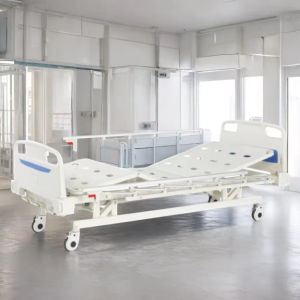 Factory Wholesale 3 Crank Manual Hospital Bed Multi Position