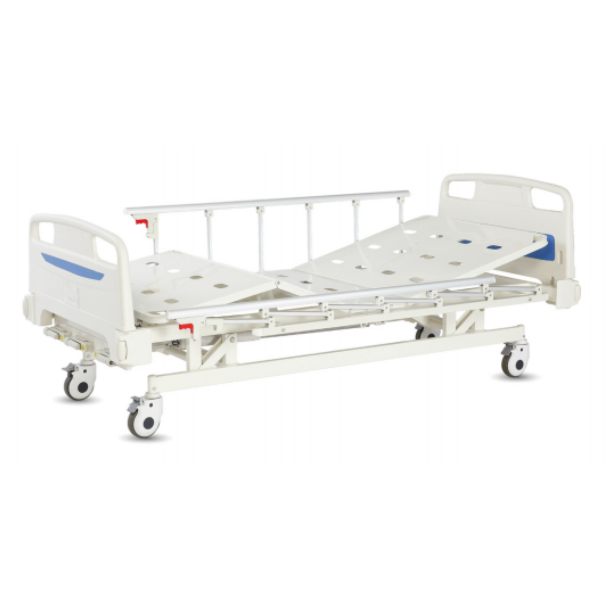 Factory Wholesale 3 Crank Manual Hospital Bed Multi Position