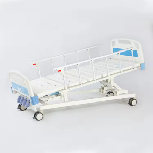 Factory Wholesale 5 Function Manual Hospital Bed Multi Position