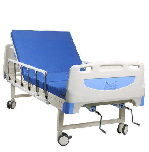 HY-HC528 2 Crank Manual Hospital Bed with ABS Headboard
