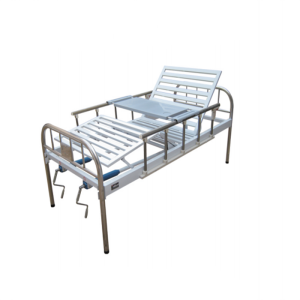HY-HC535 2 Function Folding Stainless Steel Manual Hospital Bed