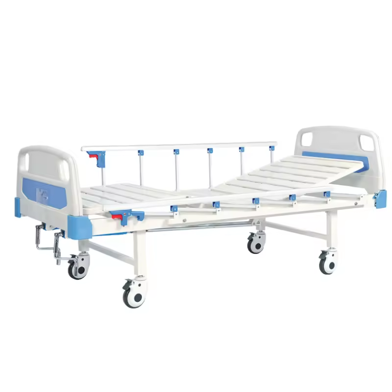 High Quality 2 Function Manual Hospital ICU Bed for Patient Care