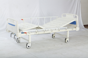 High Quality 2 Function Manual Hospital ICU Bed for Patient Care